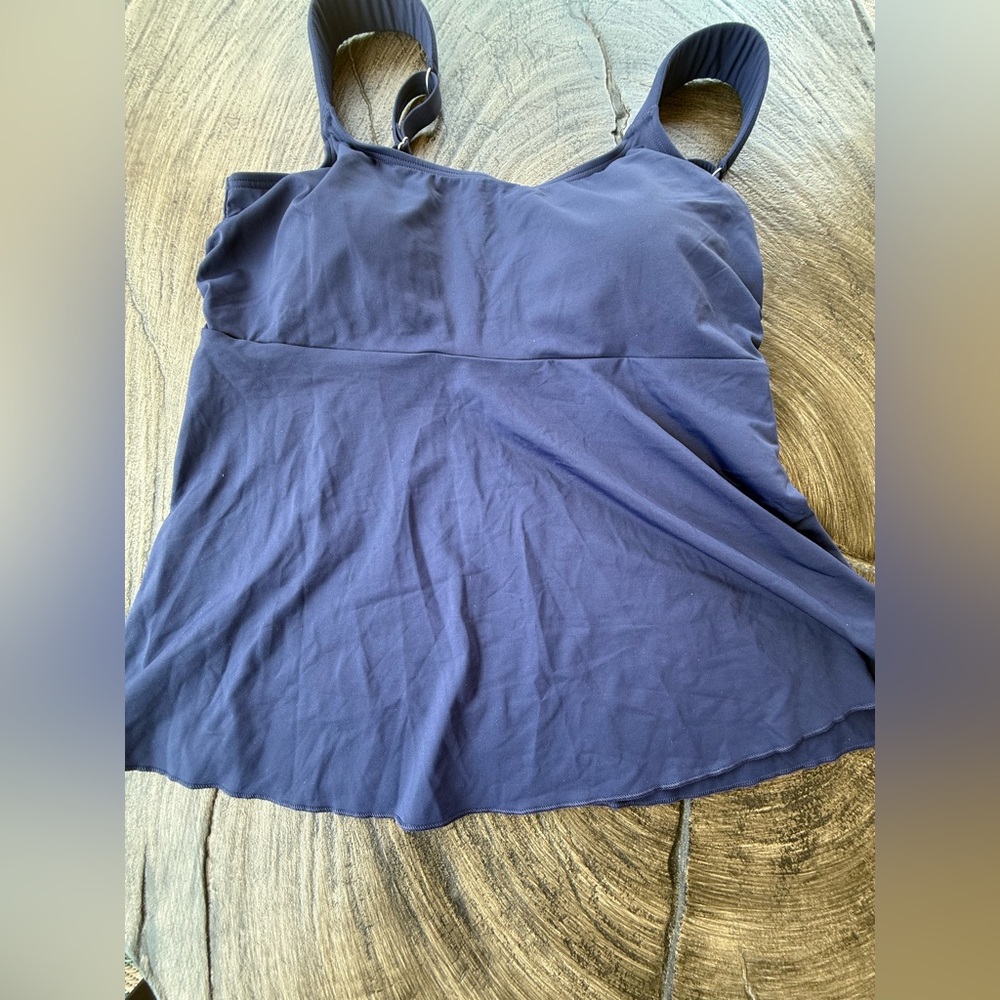 Lands' End Women's Deep Blue Swim Tankini